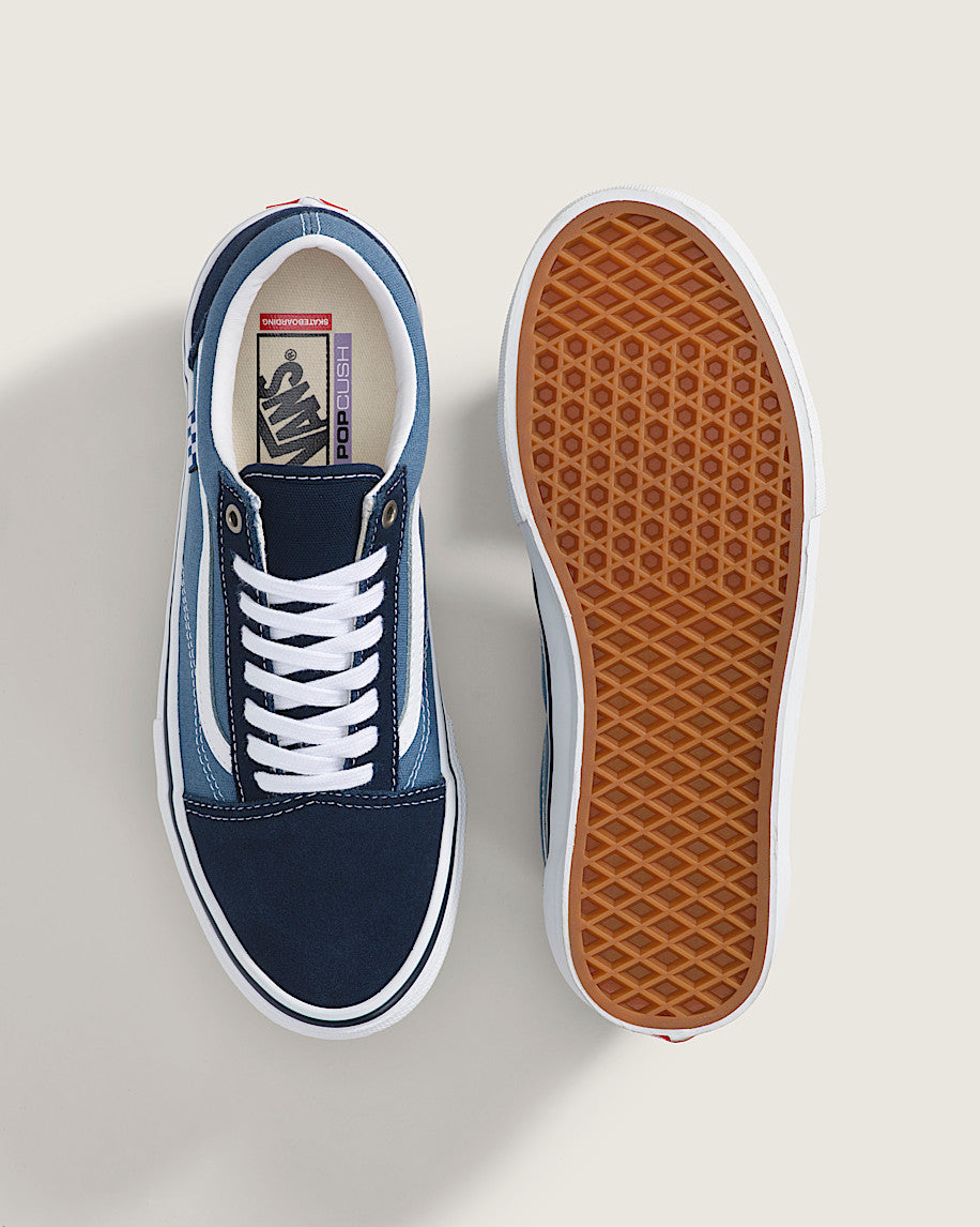 Vans Old Skool Two-Tone Navy Blue White slip on shoes mens vans womens vans shoes slip on