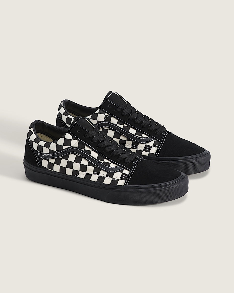 Vans Old Skool Black Checkerboard slip on shoes mens vans womens vans shoes slip on