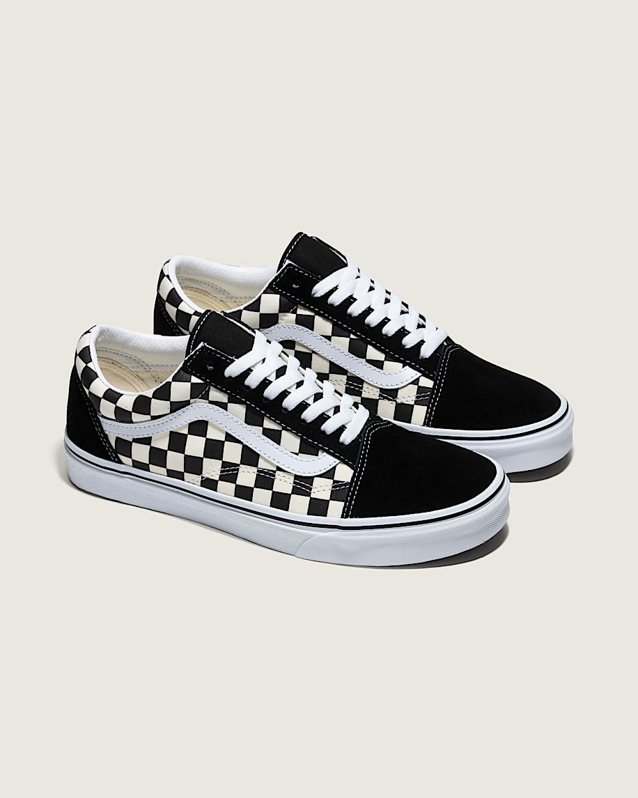 Vans Old Skool Black White Checkerboard slip on shoes mens vans womens vans shoes slip on