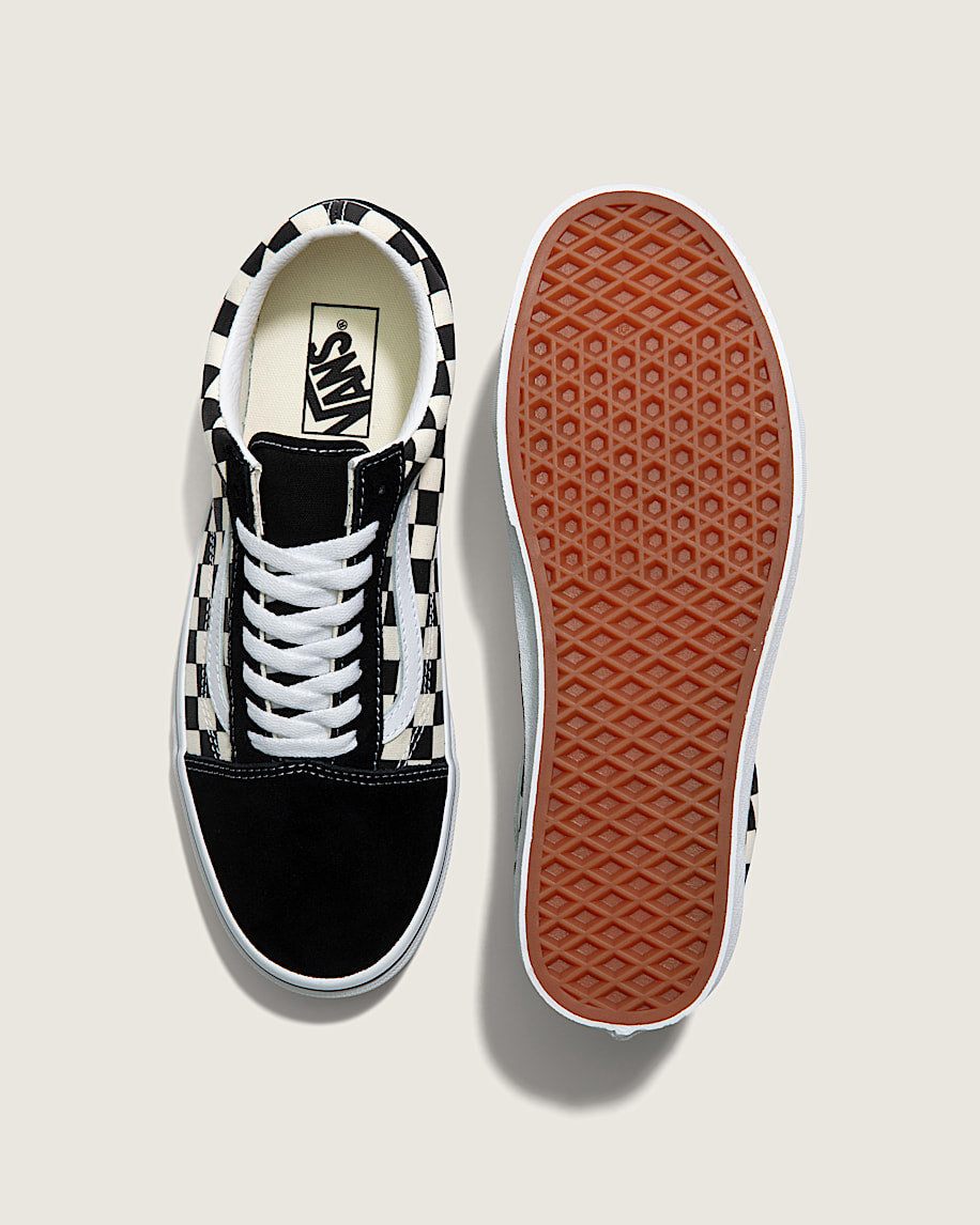Vans Old Skool Black White Checkerboard slip on shoes mens vans womens vans shoes slip on