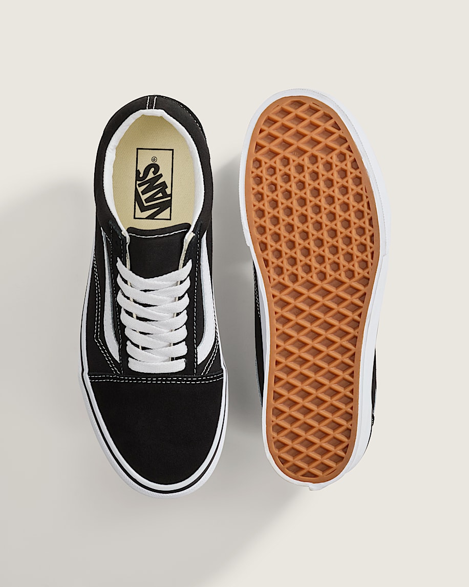 Vans Old Skool Stackform Black White slip on shoes mens vans womens vans shoes slip on