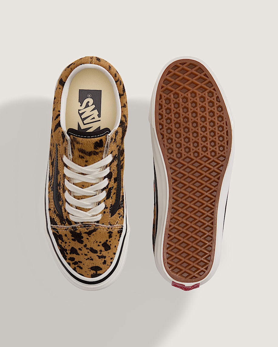 Vans Old Skool Leopard Print Black slip on shoes mens vans womens vans shoes slip on