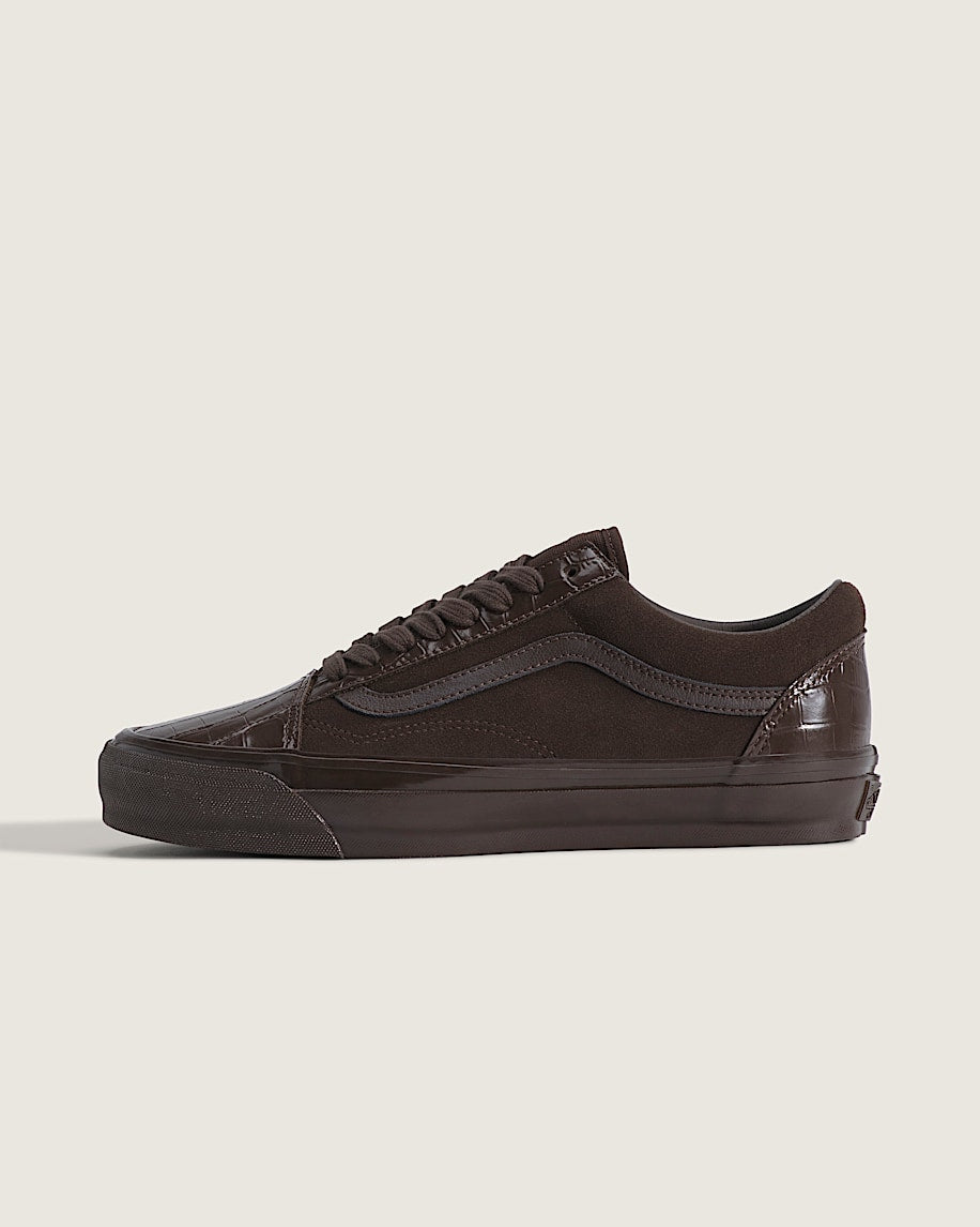 Vans Old Skool 36 DX Dark Brown Croc slip on shoes mens vans womens vans shoes slip on