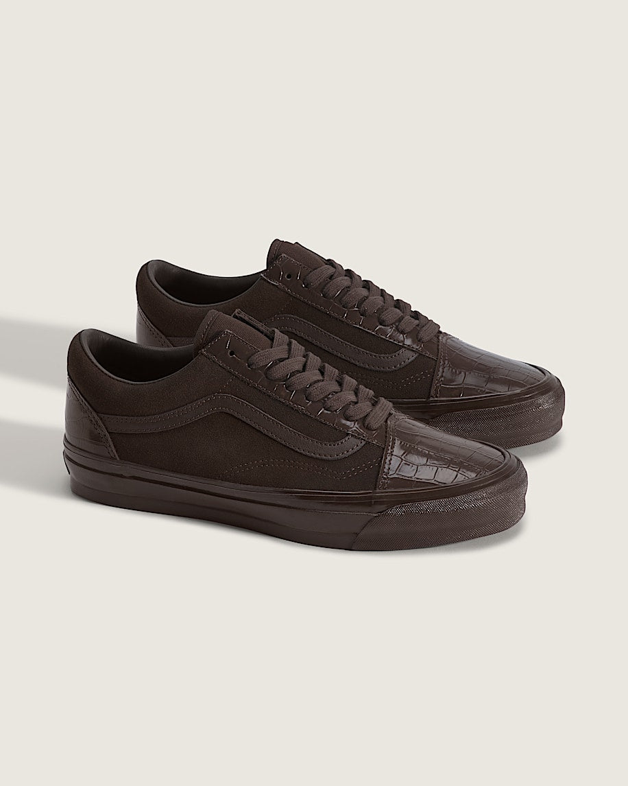Vans Old Skool 36 DX Dark Brown Croc slip on shoes mens vans womens vans shoes slip on