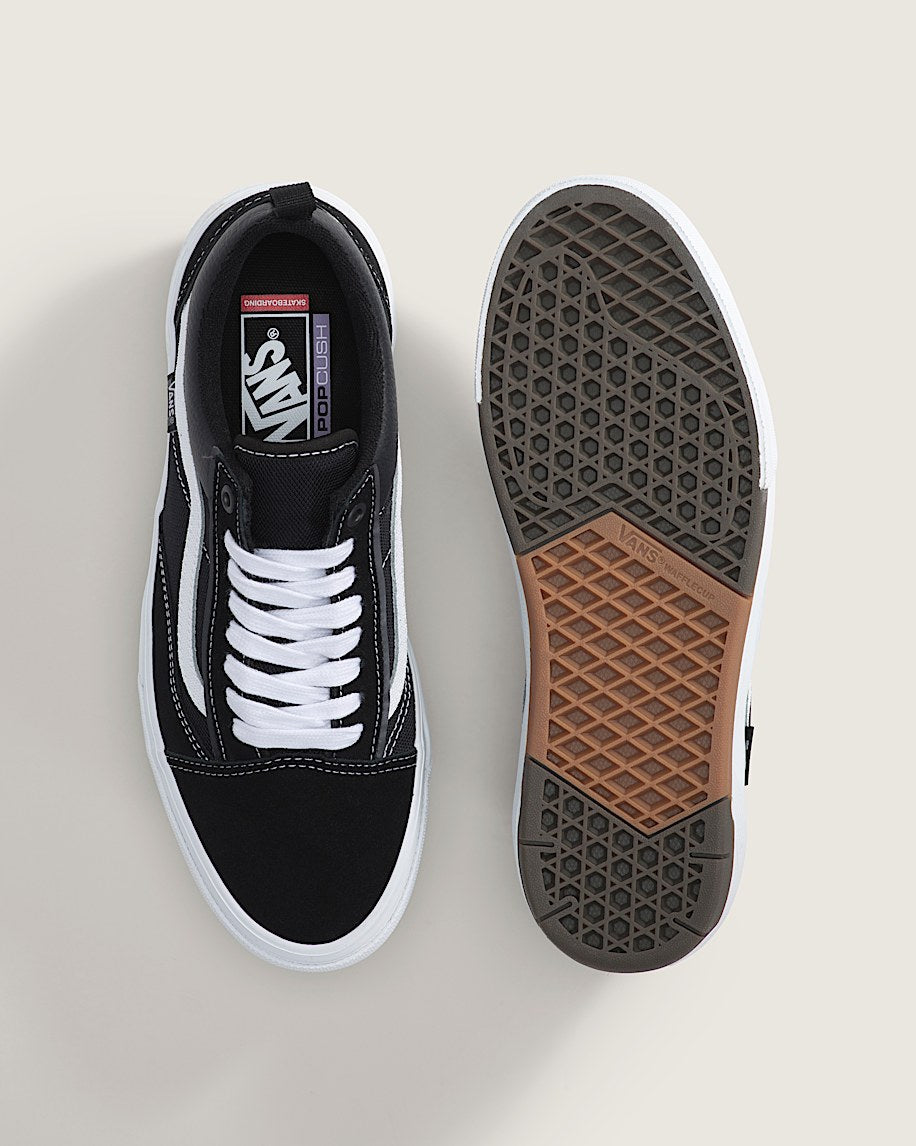 Vans Old Skool Skate Black White slip on shoes mens vans womens vans shoes slip on