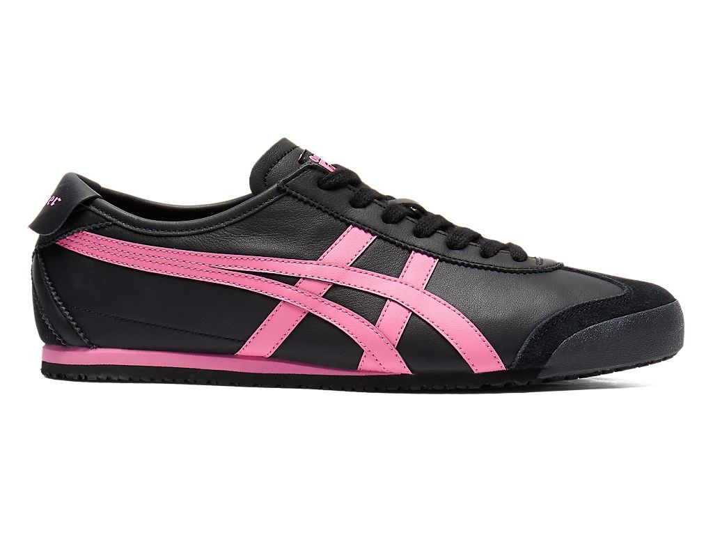 Onitsuka Tiger Mexico 66 Unisex Sneakers – Black / Hot Pink  running shoes women asics mens shoes