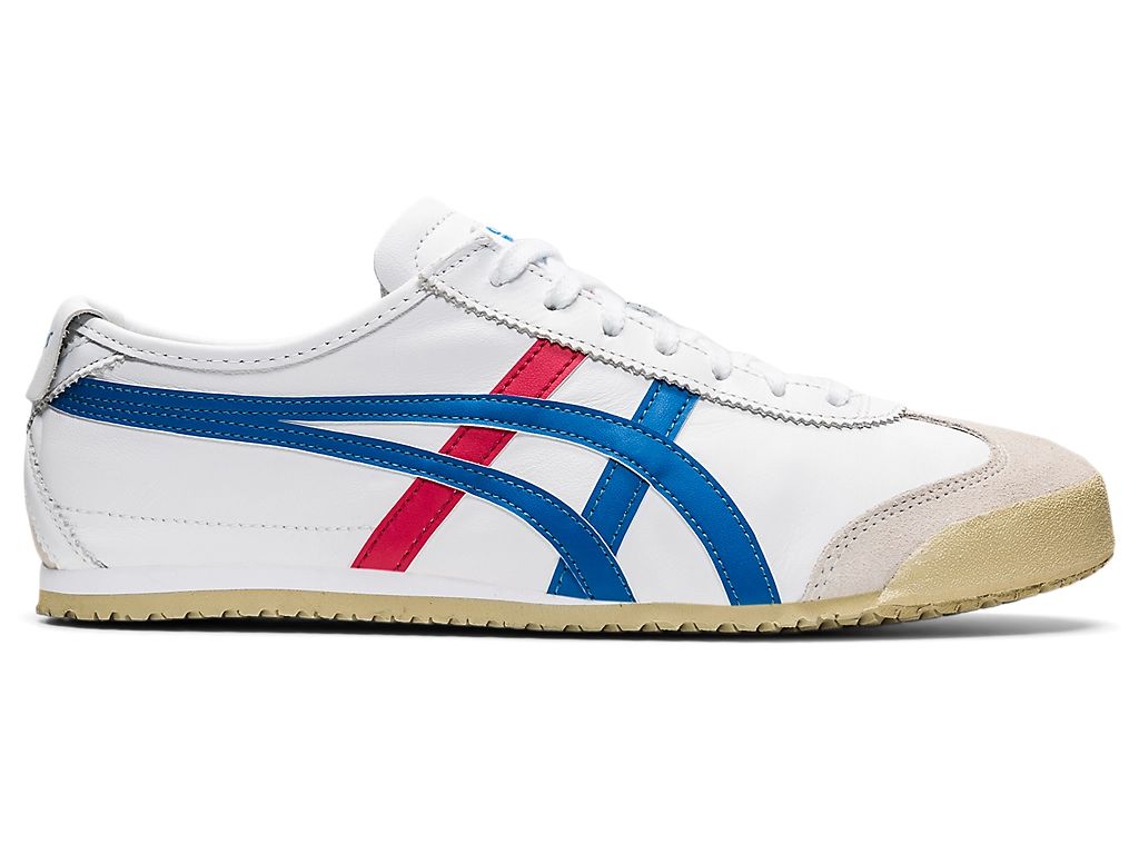 Onitsuka Tiger Mexico 66 Unisex Sneakers – White / Blue / Red  running shoes women asics mens shoes