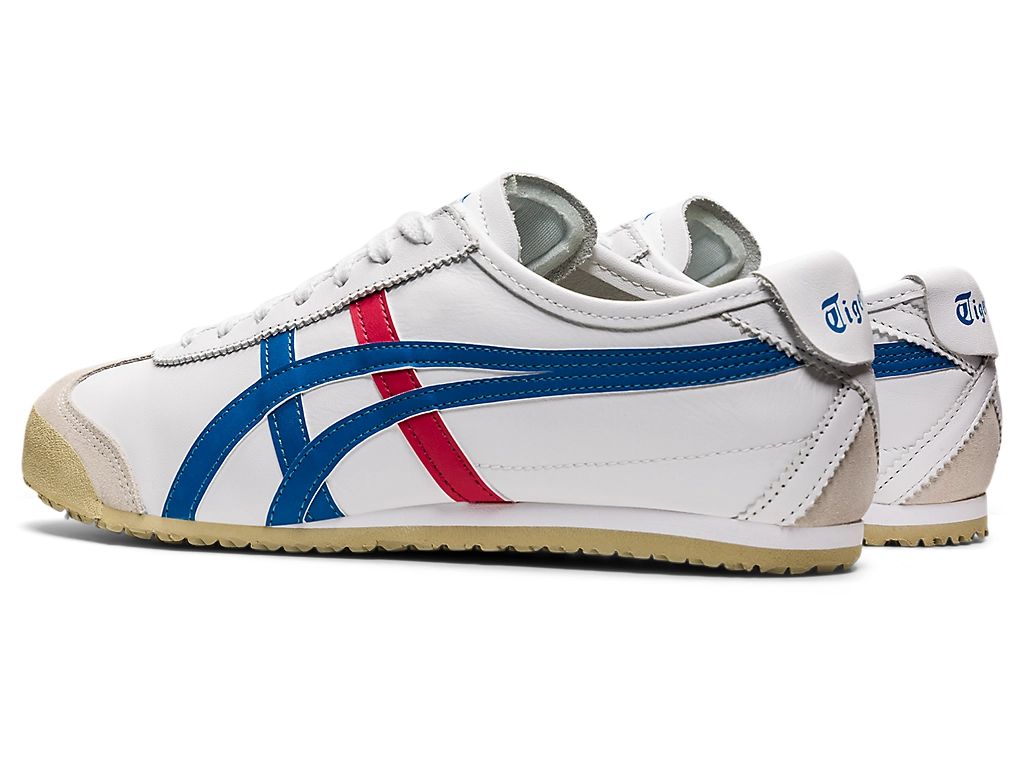 Onitsuka Tiger Mexico 66 Unisex Sneakers – White / Blue / Red  running shoes women asics mens shoes