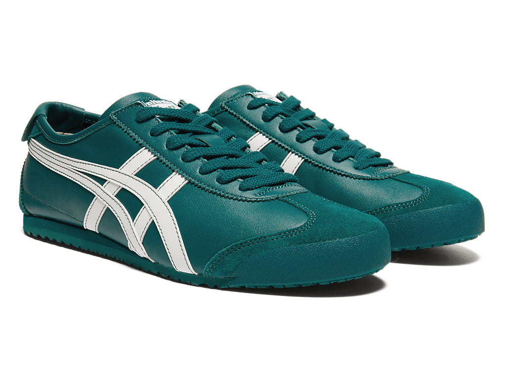 Onitsuka Tiger Mexico 66 Unisex Sneakers – Teal Green / White running shoes women asics mens shoes