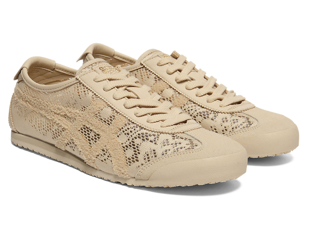 Onitsuka Tiger Mexico 66 Unisex Sneakers – Beige / Lace Mesh running shoes women asics mens shoes