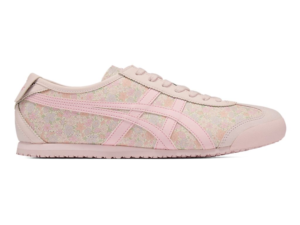 Onitsuka Tiger Mexico 66 Unisex Sneakers – Pink / Floral Print running shoes women asics mens shoes