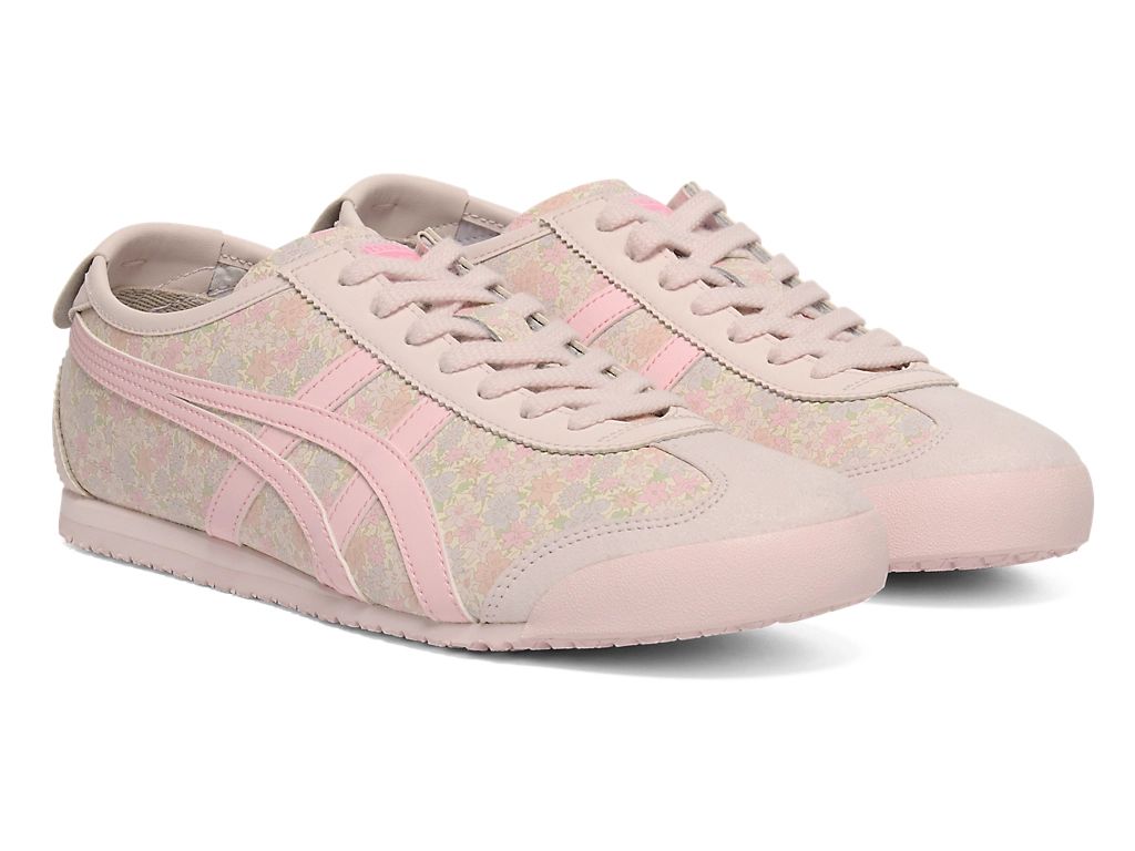 Onitsuka Tiger Mexico 66 Unisex Sneakers – Pink / Floral Print running shoes women asics mens shoes