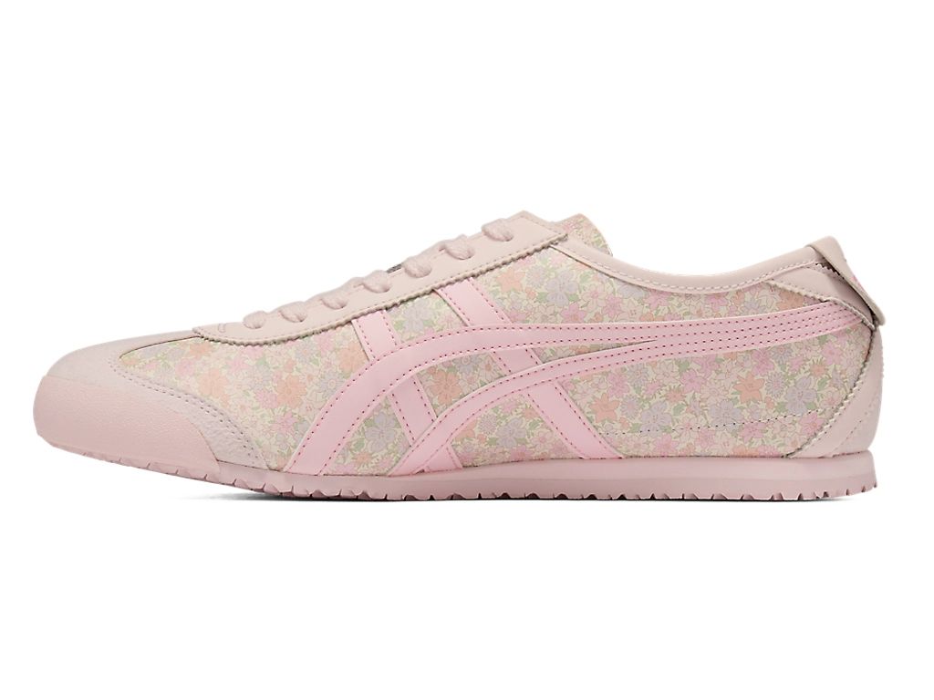 Onitsuka Tiger Mexico 66 Unisex Sneakers – Pink / Floral Print running shoes women asics mens shoes