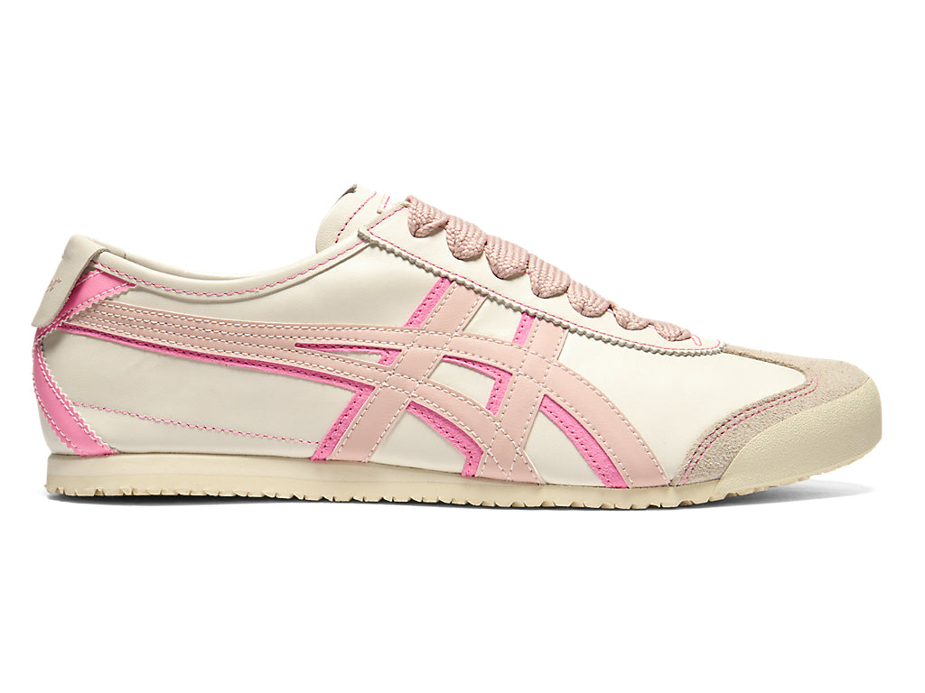 Onitsuka Tiger Mexico 66 Unisex Sneakers – Cream / Pink running shoes women asics mens shoes
