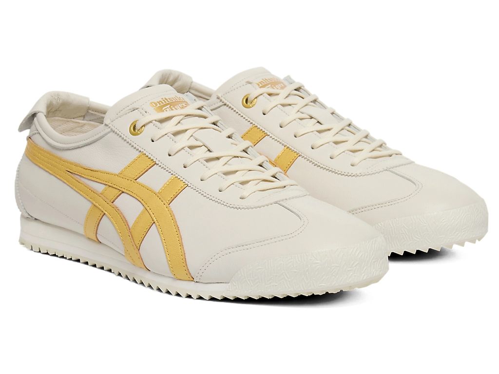 Onitsuka Tiger Mexico 66 Unisex Sneakers – Off-White / Gold running shoes women asics mens shoes