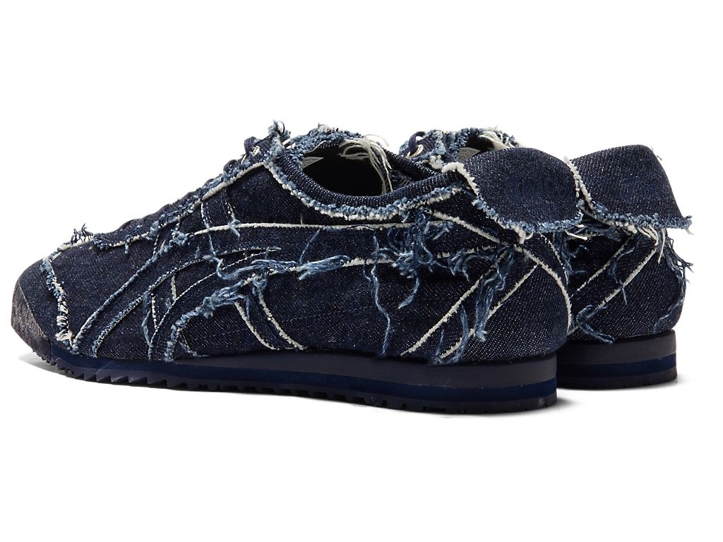 Onitsuka Tiger Mexico 66 Unisex Sneakers – Dark Blue Frayed Denim  running shoes women asics mens shoes