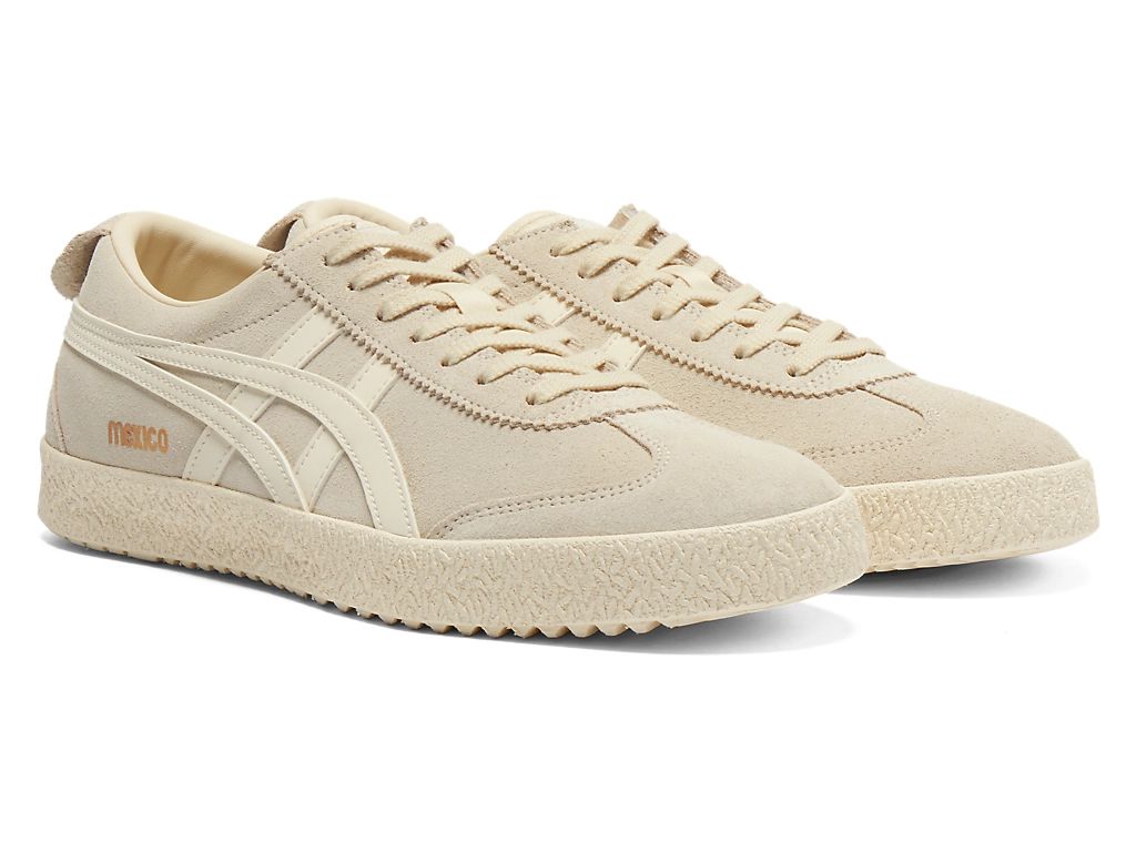 Onitsuka Tiger Mexico 66 Unisex Sneakers – Beige Suede  running shoes women asics mens shoes