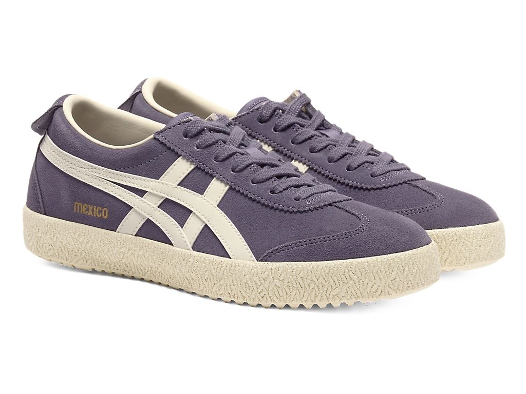 Onitsuka Tiger Mexico 66 Unisex Sneakers – Purple Suede  running shoes women asics mens shoes