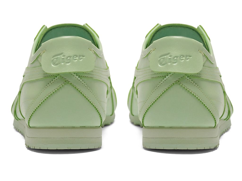 Onitsuka Tiger Mexico 66 Unisex Sneakers – Light Green Leather  running shoes women asics mens shoes