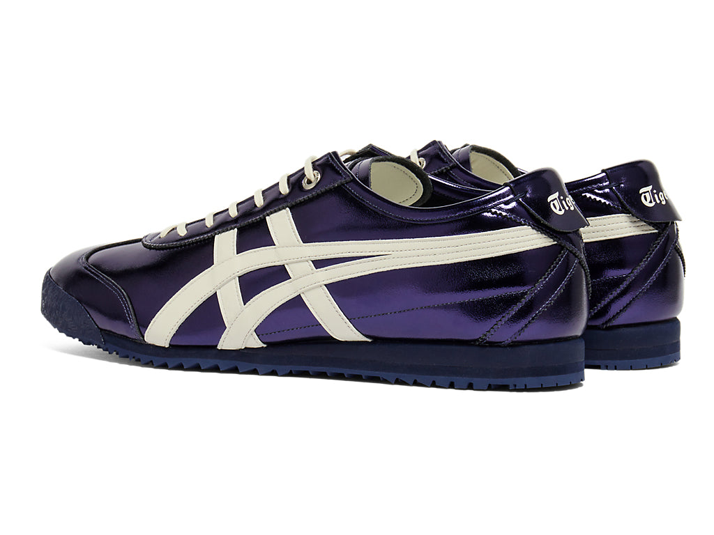 Onitsuka Tiger Mexico 66 Unisex Sneakers – Metallic Purple Off-White Stripe  running shoes women asics mens shoes