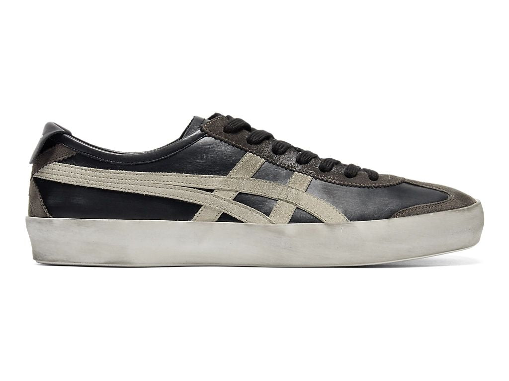 Onitsuka Tiger Mexico 66 Unisex Sneakers – Vintage Black Beige Stripe  running shoes women asics mens shoes