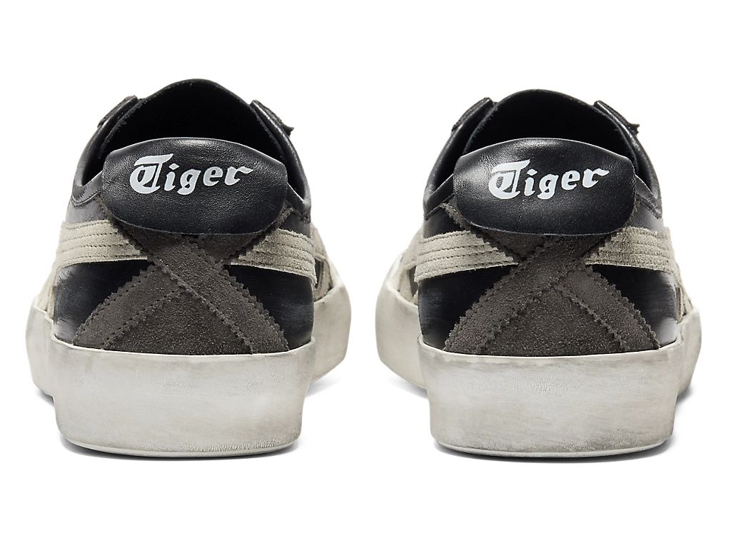 Onitsuka Tiger Mexico 66 Unisex Sneakers – Vintage Black Beige Stripe  running shoes women asics mens shoes