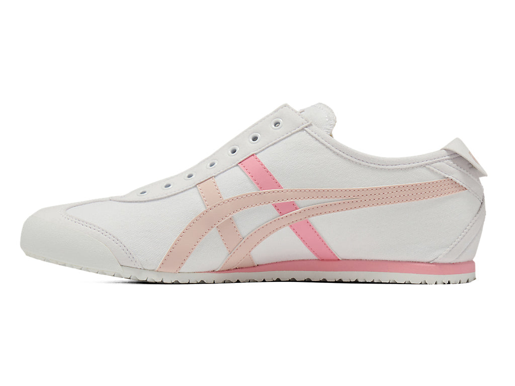 Onitsuka Tiger Mexico 66 Slip-On Unisex Sneakers – White Pink Stripe  running shoes women asics mens shoes