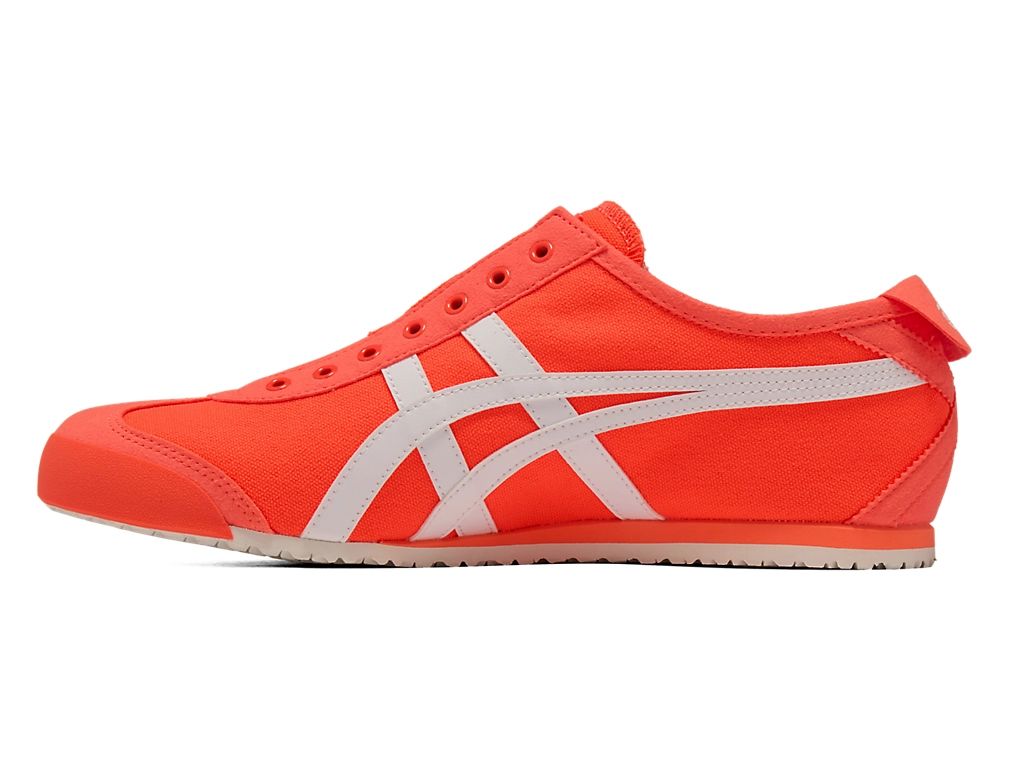 Onitsuka Tiger Mexico 66 Slip-On Unisex Sneakers – Orange White Stripe  running shoes women asics mens shoes