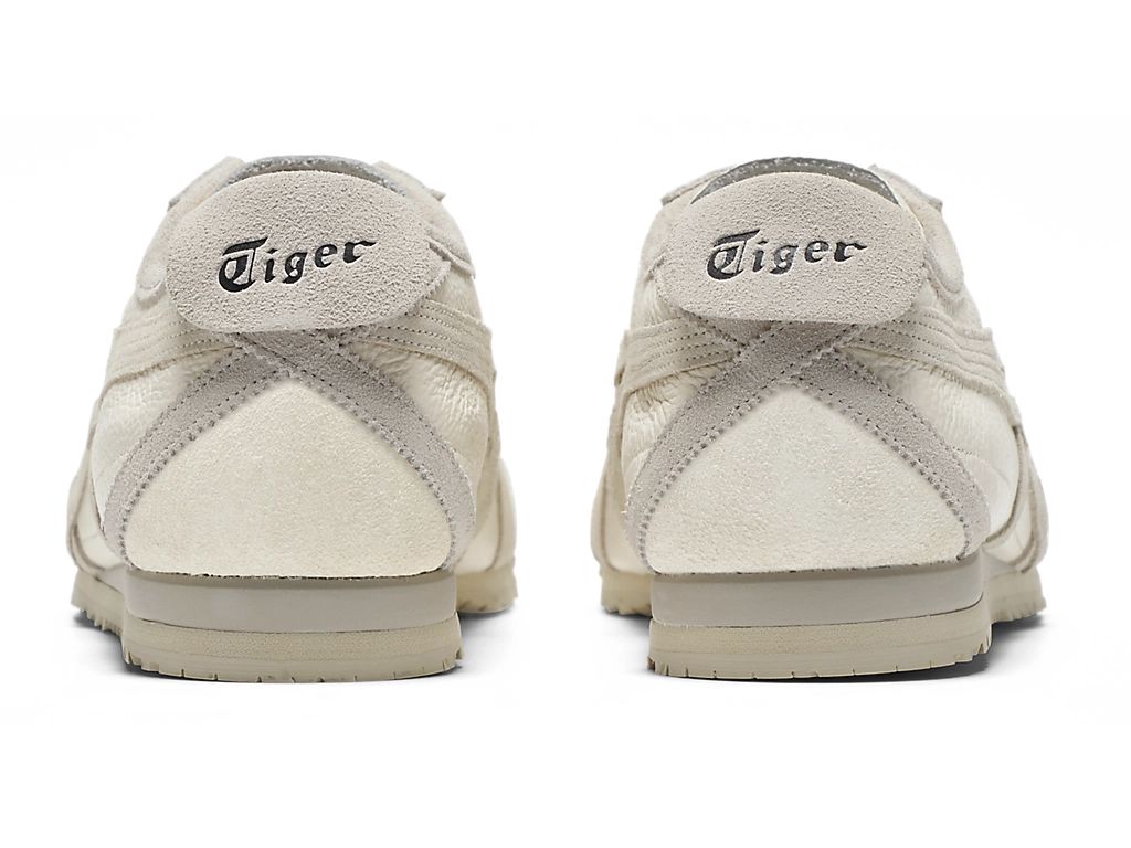 Onitsuka Tiger Mexico 66 Unisex Sneakers – Cream Light Gray Stripe  running shoes women asics mens shoes