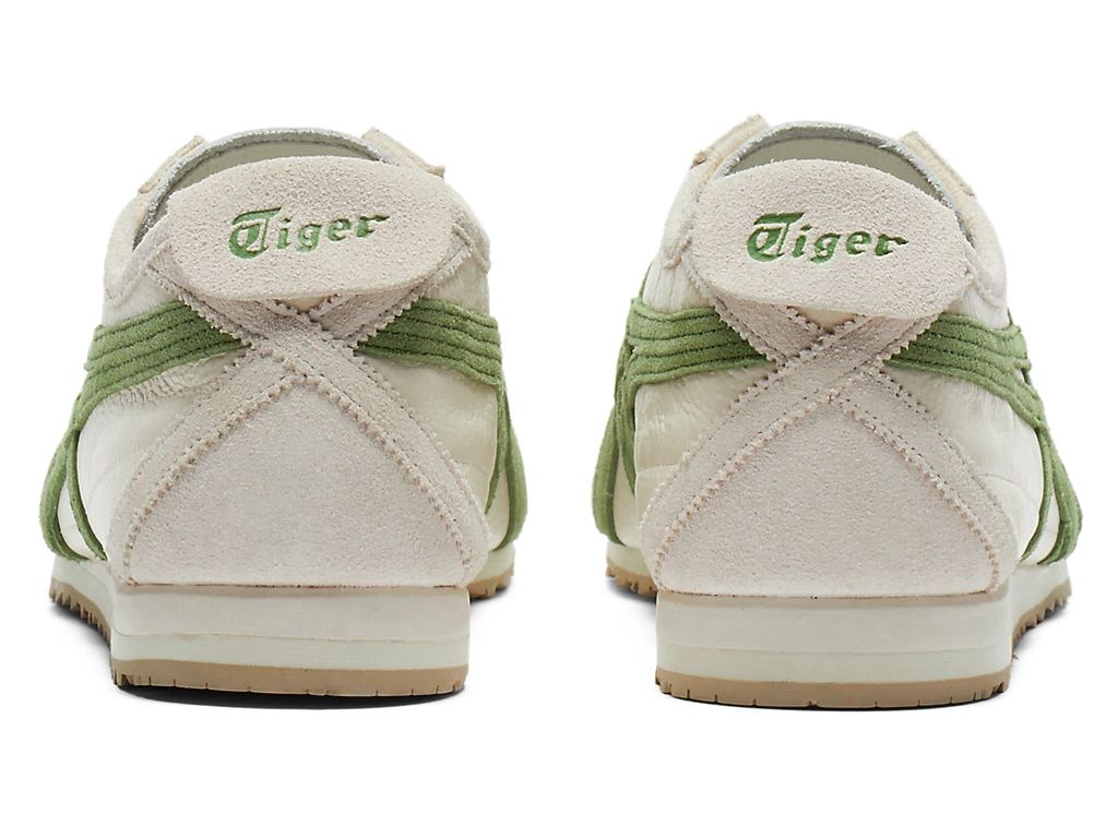 Onitsuka Tiger Mexico 66 Unisex Sneakers – Cream Green Stripe  running shoes women asics mens shoes