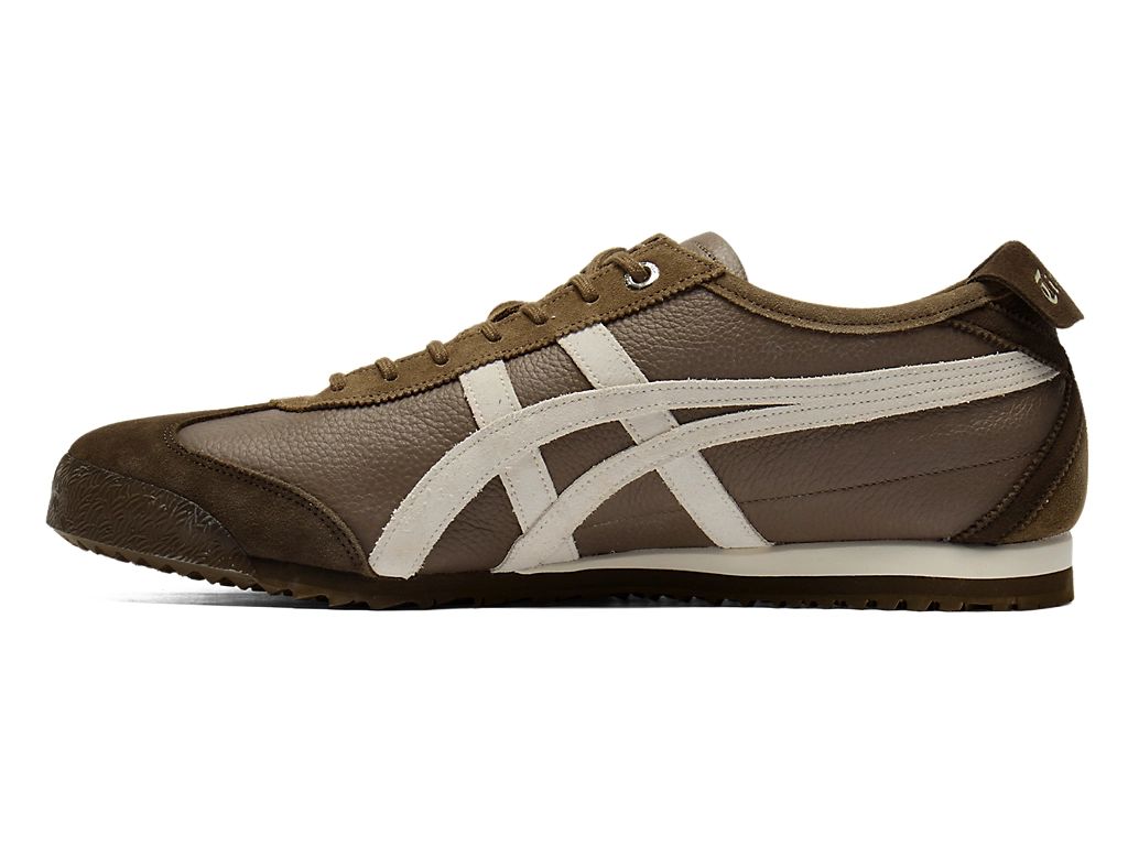 Onitsuka Tiger Mexico 66 Unisex Sneakers – Brown Off-White Stripe  running shoes women asics mens shoes