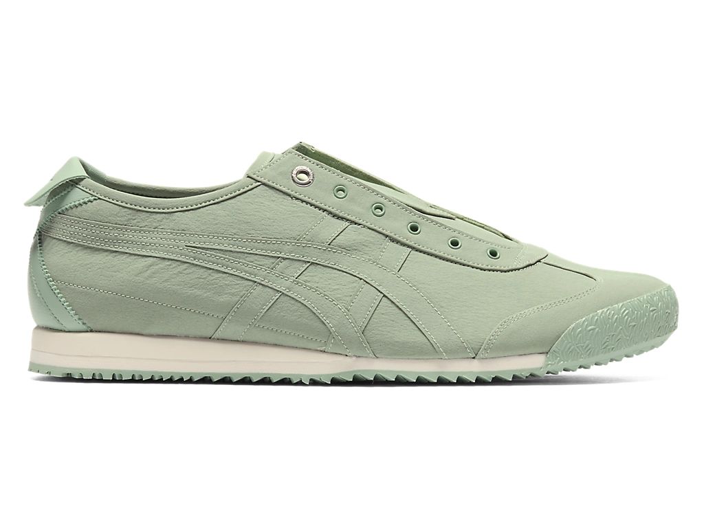 Onitsuka Tiger Mexico 66 Slip-On Unisex Sneakers – Sage Green  running shoes women asics mens shoes