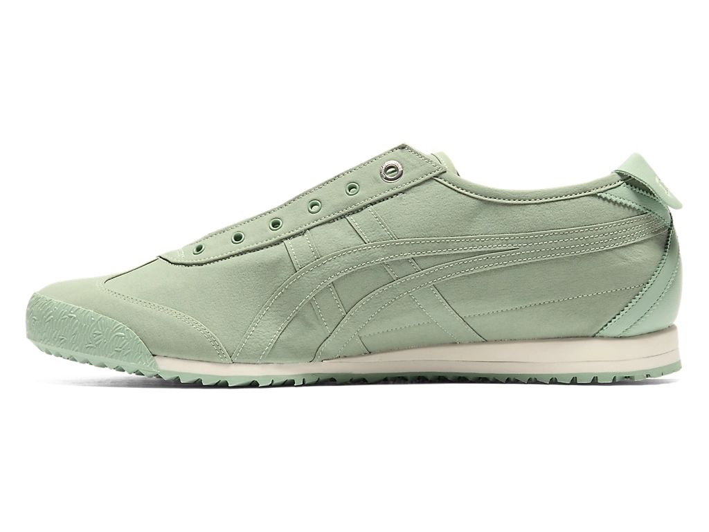 Onitsuka Tiger Mexico 66 Slip-On Unisex Sneakers – Sage Green  running shoes women asics mens shoes