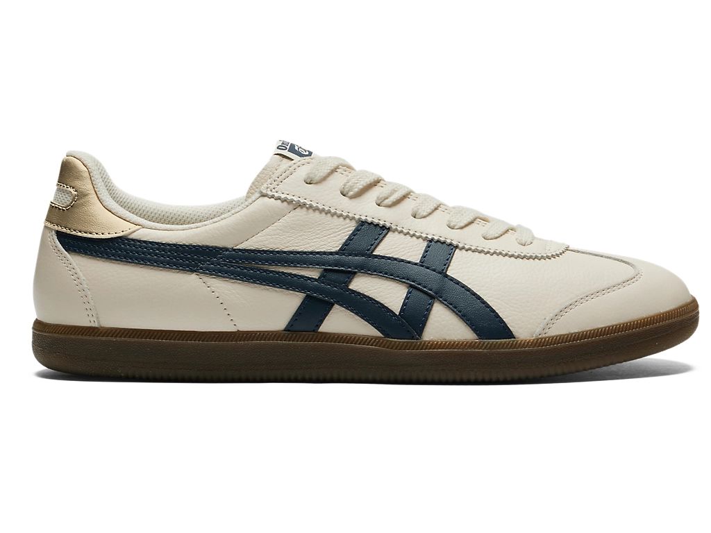 Onitsuka Tiger Tokuten Unisex Sneakers – Cream / Navy / Gold  running shoes women asics mens shoes