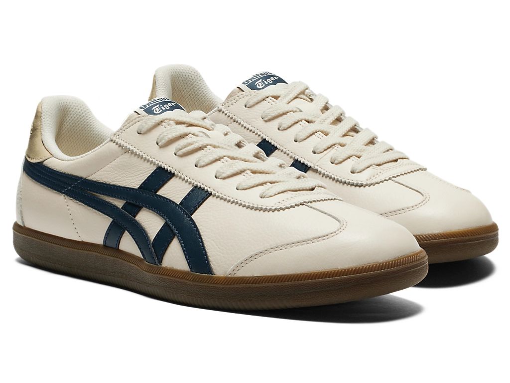 Onitsuka Tiger Tokuten Unisex Sneakers – Cream / Navy / Gold  running shoes women asics mens shoes