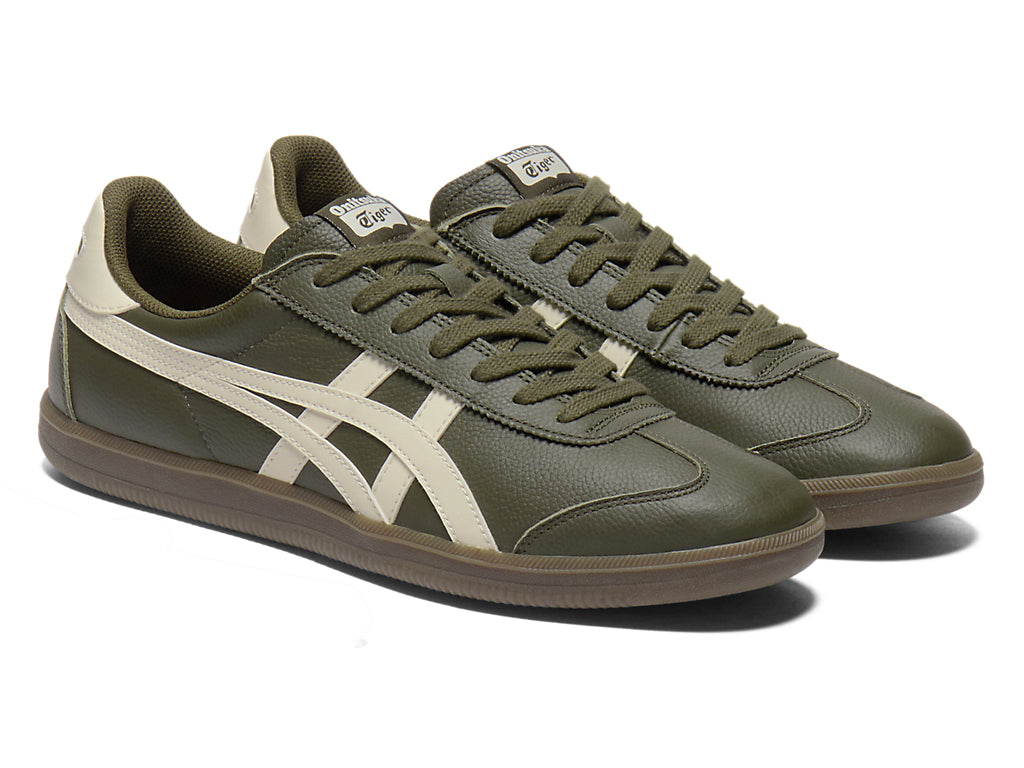 Onitsuka Tiger Tokuten Unisex Sneakers – Olive Green / Cream  running shoes women asics mens shoes