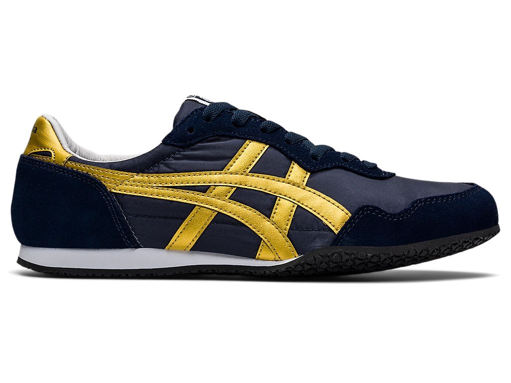 Onitsuka Tiger Serrano Unisex Sneakers – Navy / Gold  running shoes women asics mens shoes