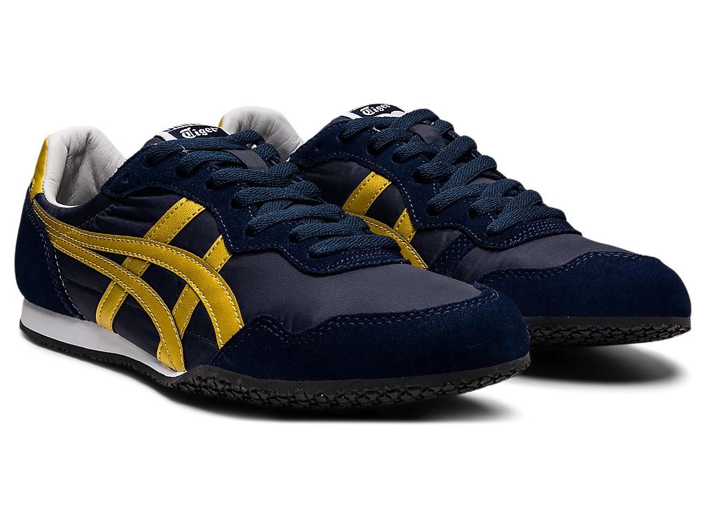 Onitsuka Tiger Serrano Unisex Sneakers – Navy / Gold  running shoes women asics mens shoes