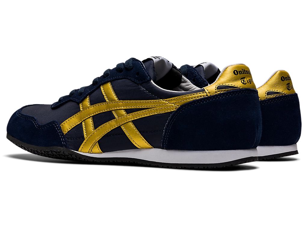 Onitsuka Tiger Serrano Unisex Sneakers – Navy / Gold  running shoes women asics mens shoes