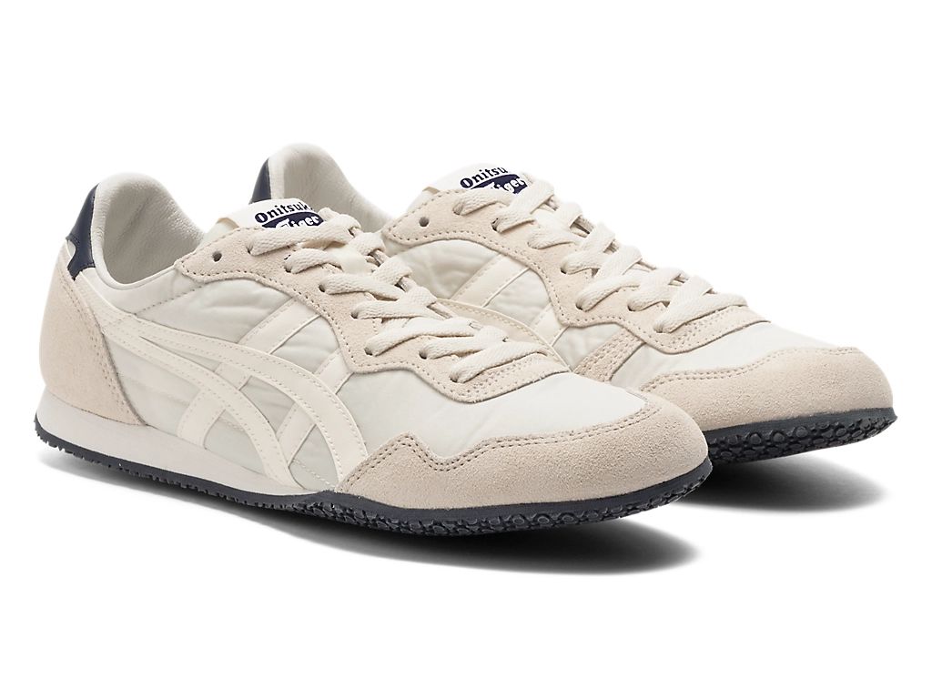 Onitsuka Tiger Serrano Unisex Sneakers – Cream / Navy  running shoes women asics mens shoes