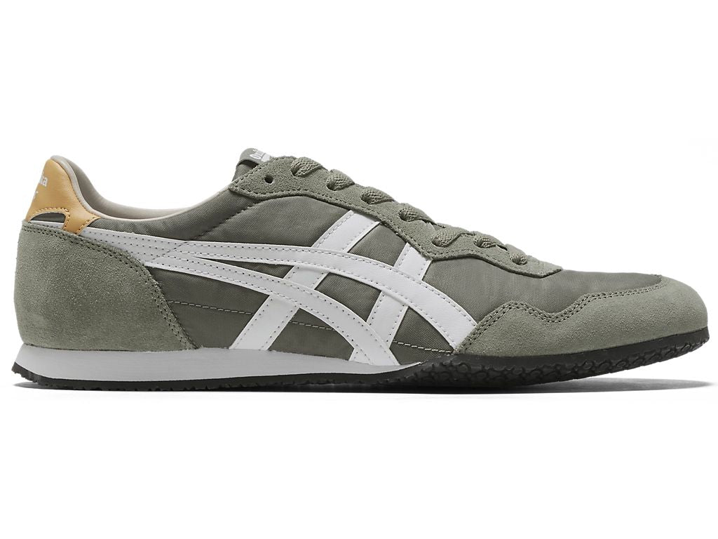 Onitsuka Tiger Serrano Unisex Sneakers – Olive / White  running shoes women asics mens shoes
