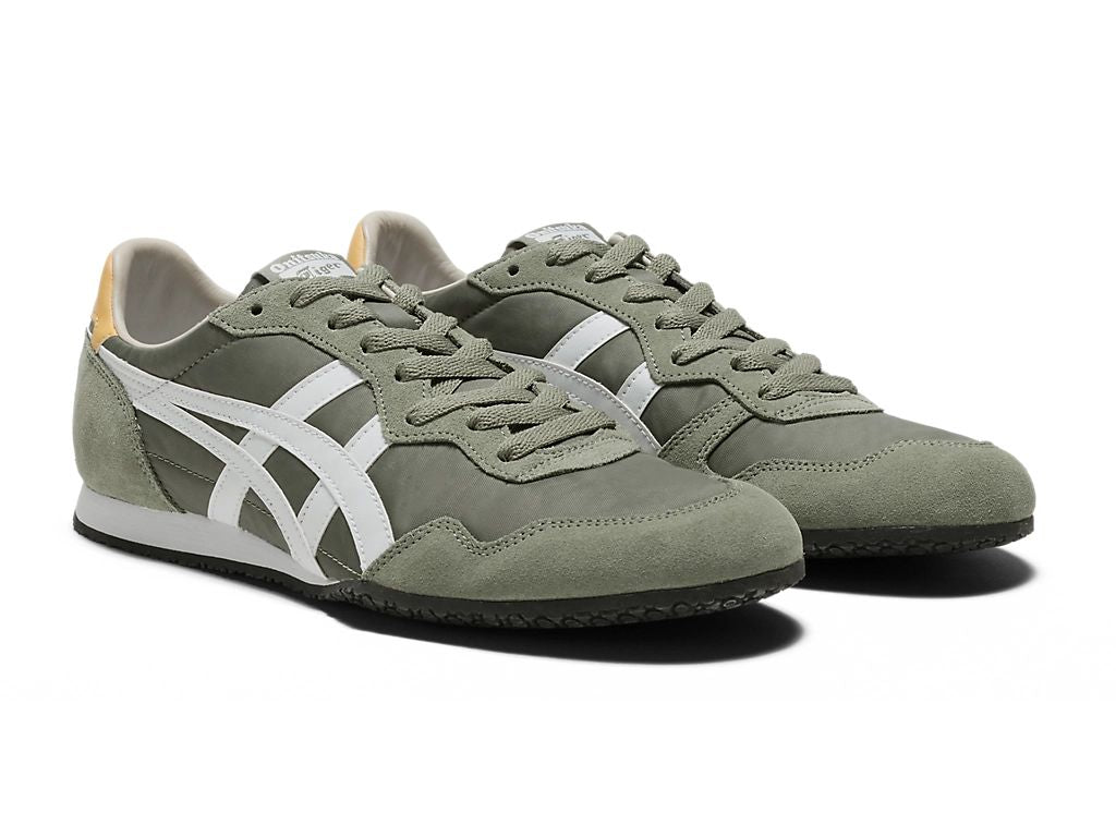 Onitsuka Tiger Serrano Unisex Sneakers – Olive / White  running shoes women asics mens shoes