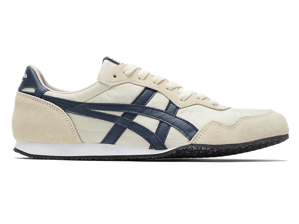 Onitsuka Tiger Serrano Unisex Sneakers – Cream / Navy  running shoes women asics mens shoes