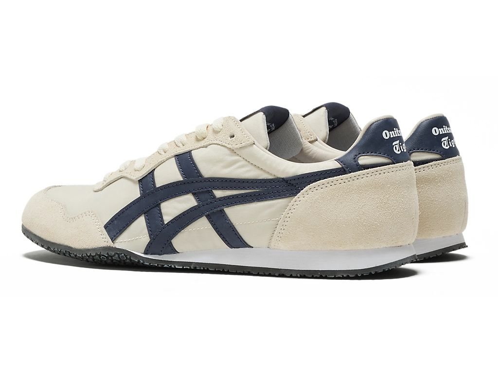 Onitsuka Tiger Serrano Unisex Sneakers – Cream / Navy  running shoes women asics mens shoes