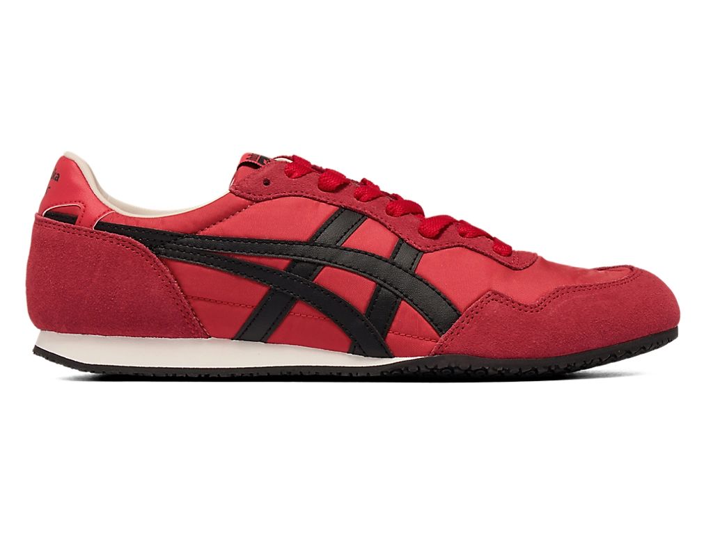 Onitsuka Tiger Serrano Unisex Sneakers – Red / Black  running shoes women asics mens shoes