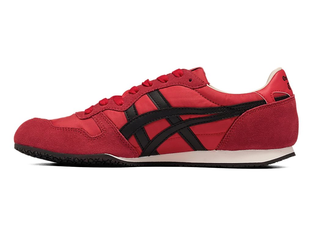 Onitsuka Tiger Serrano Unisex Sneakers – Red / Black  running shoes women asics mens shoes