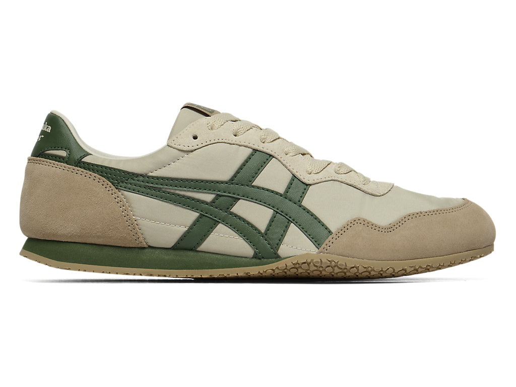Onitsuka Tiger Serrano Unisex Sneakers – Beige / Green  running shoes women asics mens shoes