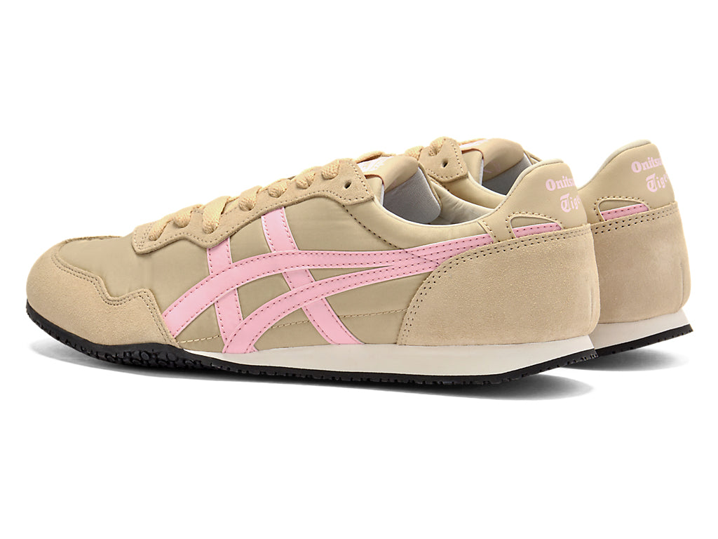 Onitsuka Tiger Serrano Unisex Sneakers – Beige / Pink  running shoes women asics mens shoes