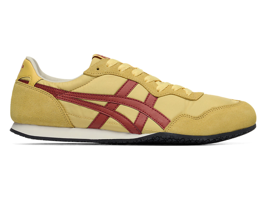 Onitsuka Tiger Serrano Unisex Sneakers – Yellow / Burgundy  running shoes women asics mens shoes