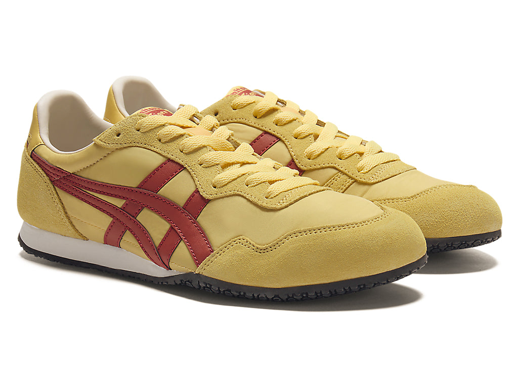 Onitsuka Tiger Serrano Unisex Sneakers – Yellow / Burgundy  running shoes women asics mens shoes